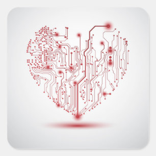 Etiqueta elétrica do coração