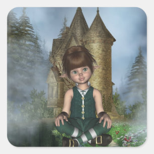 Etiqueta Elfin de Hollie do irlandês