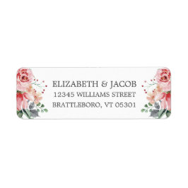 Etiqueta Elizabeth Return Address Envelope Seal