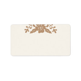 Etiqueta Em branco | Biblioteca Vintage