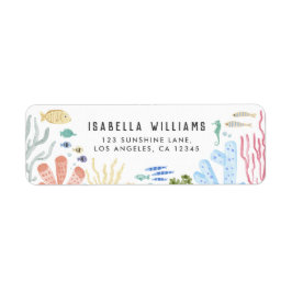 Etiqueta Em Sea Return Address (Endereço para devolução no