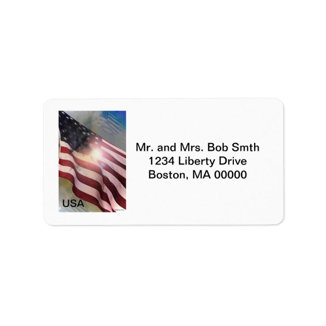 Etiqueta Em Uma Blaze da Glória (Frente)