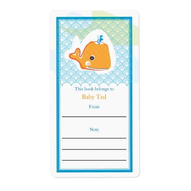 Etiqueta Embalagem de Baleia (Frente)