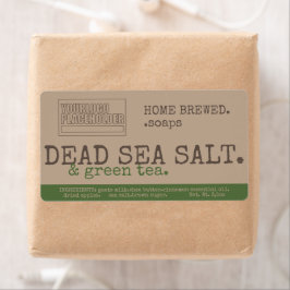 Etiqueta Embalagem do produto Soap Logotipo personalizado V