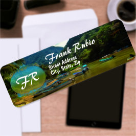 Etiqueta Embarcações De Pesca Do Rio Mismaloya 0344 Endereç