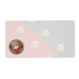 Etiqueta Emblema e uniforme do USMC [3D]