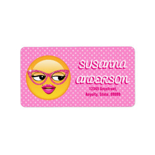 Etiqueta Emoji Flirty Girl ID227