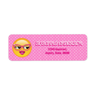 Etiqueta Emoji Flirty Girl ID227