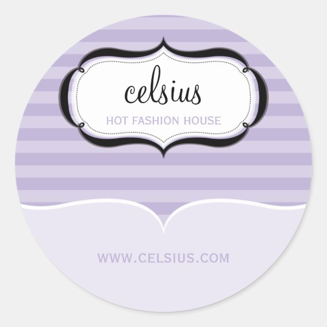 ETIQUETA EMPRESARIAL ELEGANTE: boutique chic 7 (Frente)