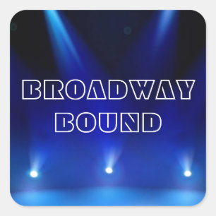 Etiqueta encadernada de Broadway