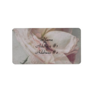 Etiqueta Endereço "Antique Rosa"