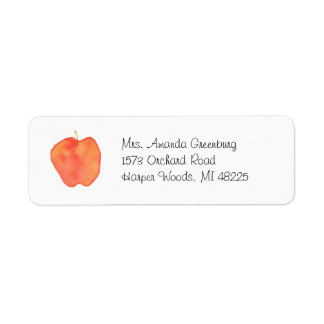 Etiqueta Endereço Apple