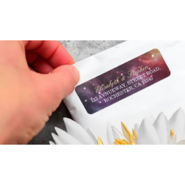 Etiqueta Endereço Casado Constelação de Nebula Estrela Gorg