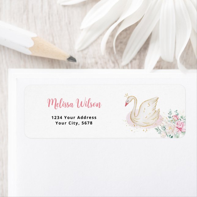 Etiqueta Endereço da Princesa Cisne (Insitu)