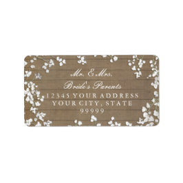 Etiqueta Endereço de correspondência de retorno: madeira ru