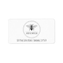 Etiqueta Endereço de devolução comercial da Bee