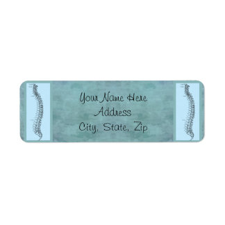 Etiqueta Endereço de devolução comercial da Chiropractic