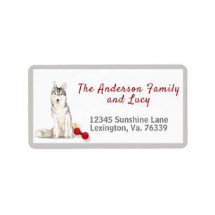 Etiqueta Endereço de devolução da família de brinquedos