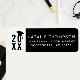 Etiqueta Endereço de devolução da Parte de Anúncio de Forma