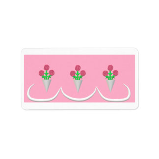 Etiqueta Endereço de devolução de Buquê de casamento