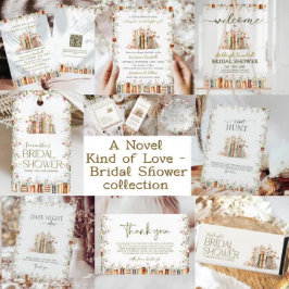 Etiqueta Endereço de Devolução de Chá de Noiva de Livro Flo