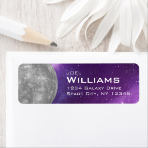 Etiqueta Endereço de Devolução de Espaço Solar do Sistema M