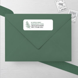 Etiqueta Endereço de Devolução de Filial de Pinheiro Evergr