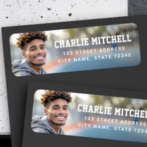 Endereço de devolução de fotos do cheio do formand