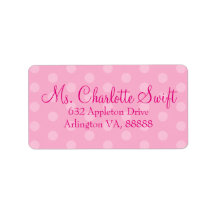 Endereço de devolução do Chá de fraldas rosa