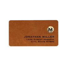 Endereço de devolução do Monograma Dourado de Cour