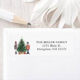 Etiqueta Endereço de Devolução do Quebra-Nozes