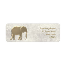 Endereço de Devolução Elefante Dourado