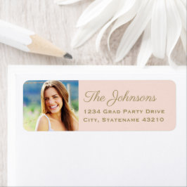 Etiqueta Endereço de devolução para gradação de fotos Doura