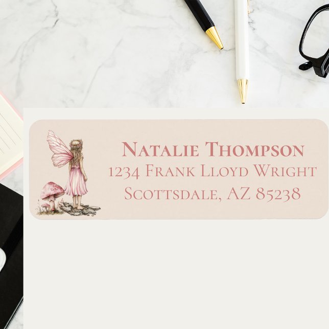 Etiqueta Endereço de devolução personalizada da primeira Fe (Criador carregado)