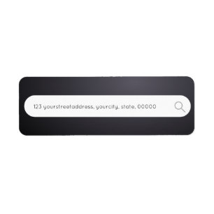 Etiqueta Endereço de devolução personalizado