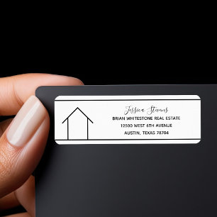 Etiqueta Endereço de Devolução Simples do Imobilizador da E