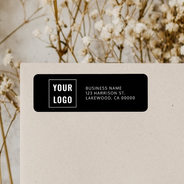 Etiqueta Endereço de devolução simples para profissionais d (Criador carregado)