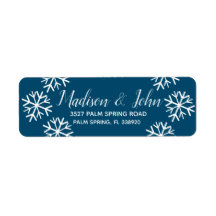 Endereço de dispersão de flocos de neve de Natal M