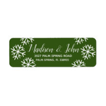 Endereço de dispersão de flocos de neve de Natal M