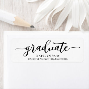 Etiqueta Endereço de Graduação de Cores Editável por Colora