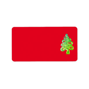 Etiqueta Endereço de Natal Labs art e design