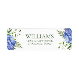 Etiqueta Endereço de Retorno de Chá de Bebê de Noiva com Ho