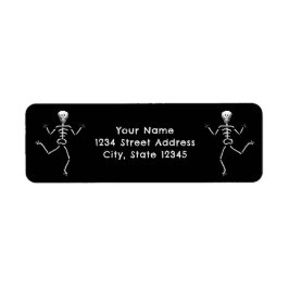 Etiqueta Endereço de retorno do Halloween