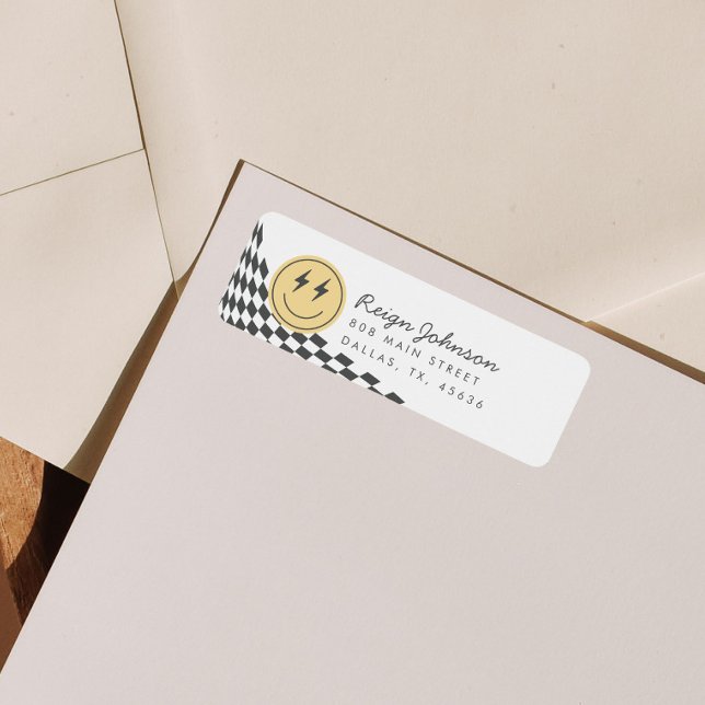 Etiqueta Endereço de retorno do retrorreflector controlado  (Criador carregado)