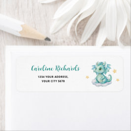 Etiqueta Endereço do Dragão Bebê