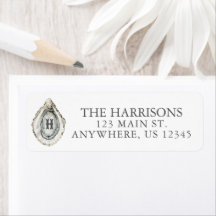 Endereço do Monograma de Ostra Costeira de Aquarel