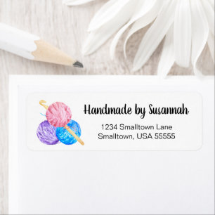 Etiqueta Endereço do remetente Handmade do negócio do