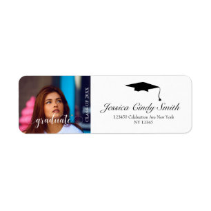 Etiqueta Endereço do remetente personalizado formando da