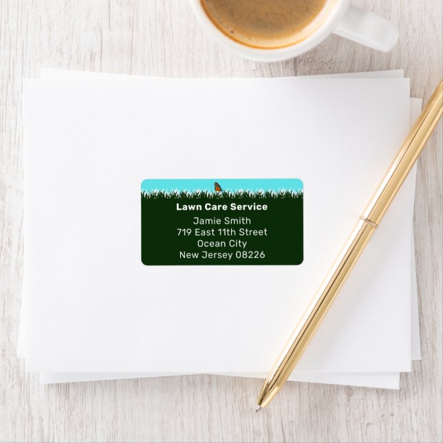 Etiqueta Endereço do Serviço de Assistência Profissional (Insitu)