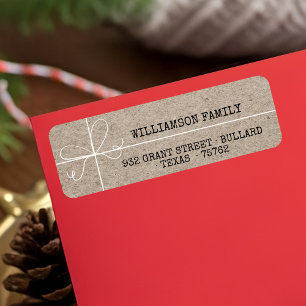 Etiqueta Endereço Especial da Família de Parcelas de Papel